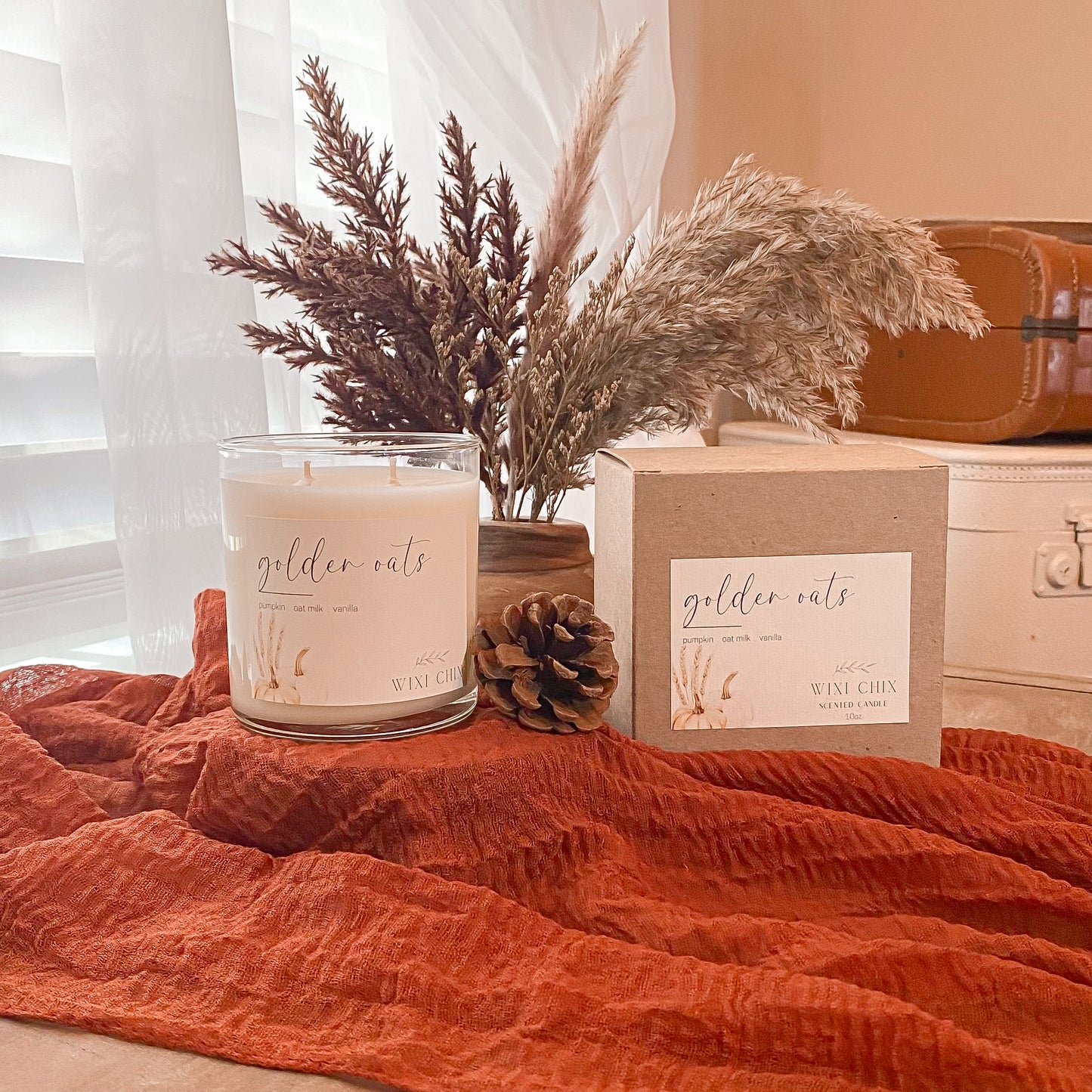 Golden Oats Candle